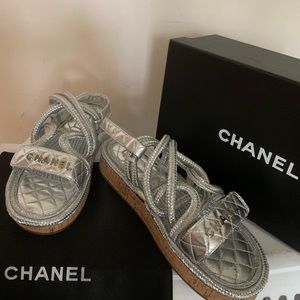 Chanel’s strap sandals